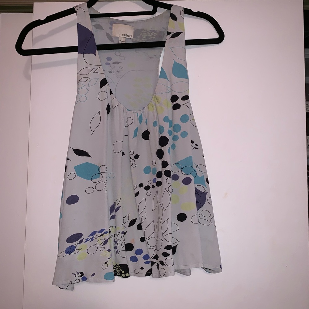 Geometric/floral Blouse